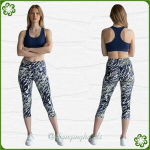 Layer 8 Printed Activewear Capri Leggings